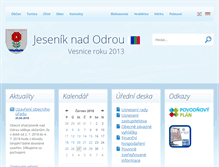 Tablet Screenshot of jeseniknadodrou.cz